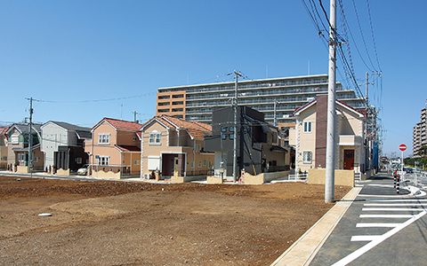 モデルハウス周辺の現地写真