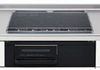 2口IH+ラジエントヒーターの写真