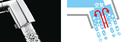エアインシャワーの写真