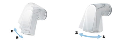 エアインスウィング水栓の写真