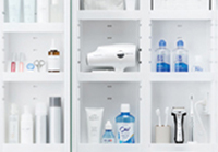 鏡裏収納付きの写真