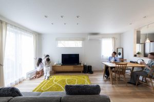 家族の時間も、プライベートな空間も大切にした家